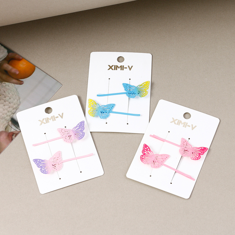 Butterfly cutout clip