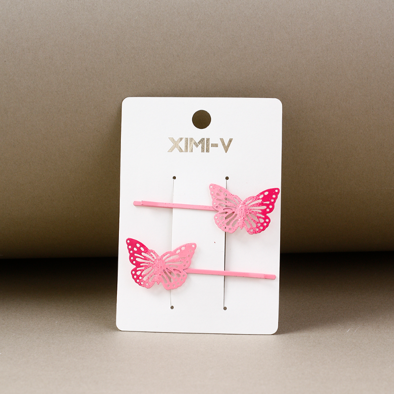 Butterfly cutout clip