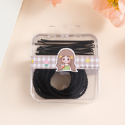 Black seam ring combined with a word clip