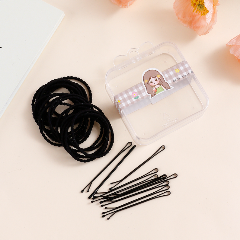 Black seam ring combined with a word clip