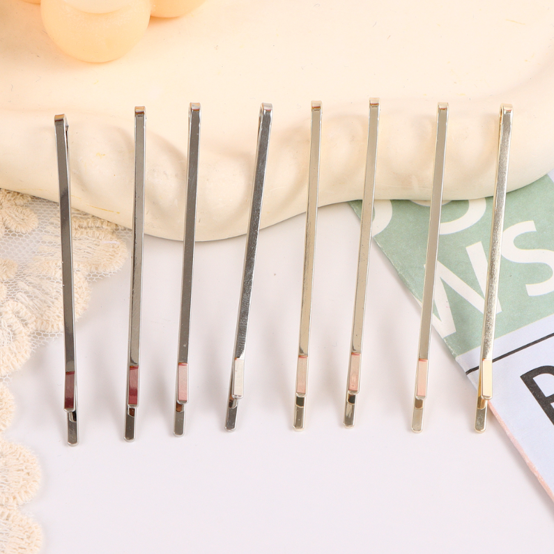 Fine smooth straight plate matching color gold and silver ba