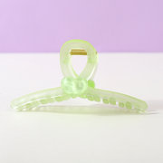 Transparent jelly love clip