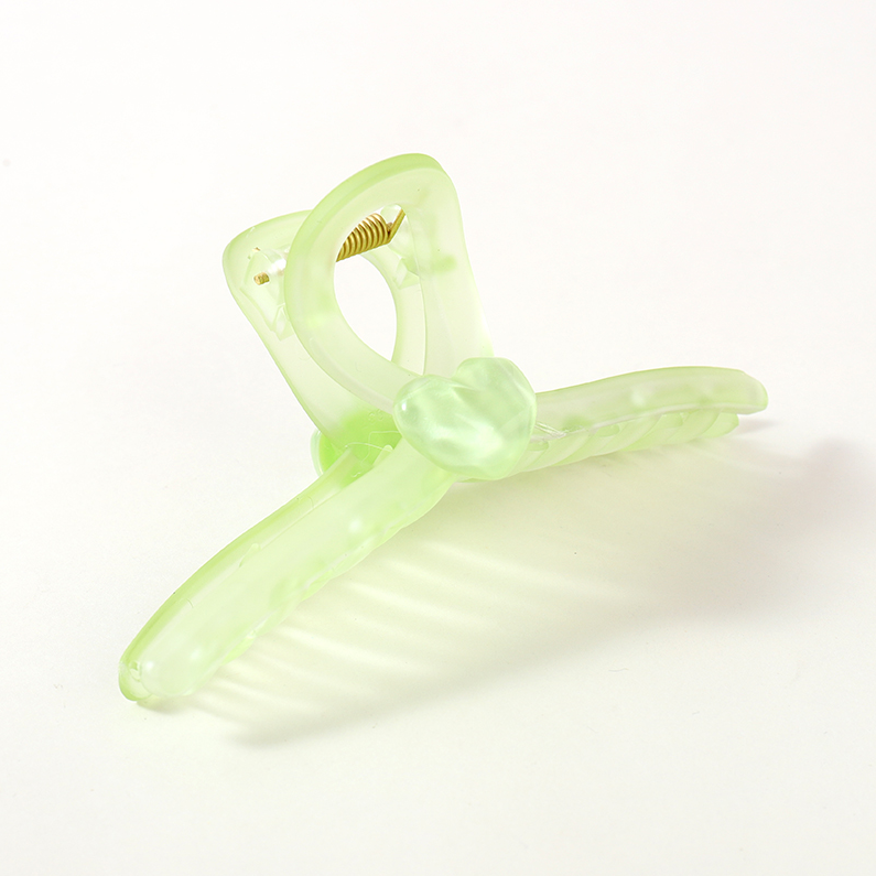 Transparent jelly love clip