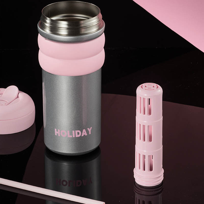 550mL/18.59fl.oz. Donut Thermos Cup