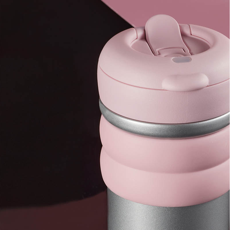 550mL/18.59fl.oz. Donut Thermos Cup