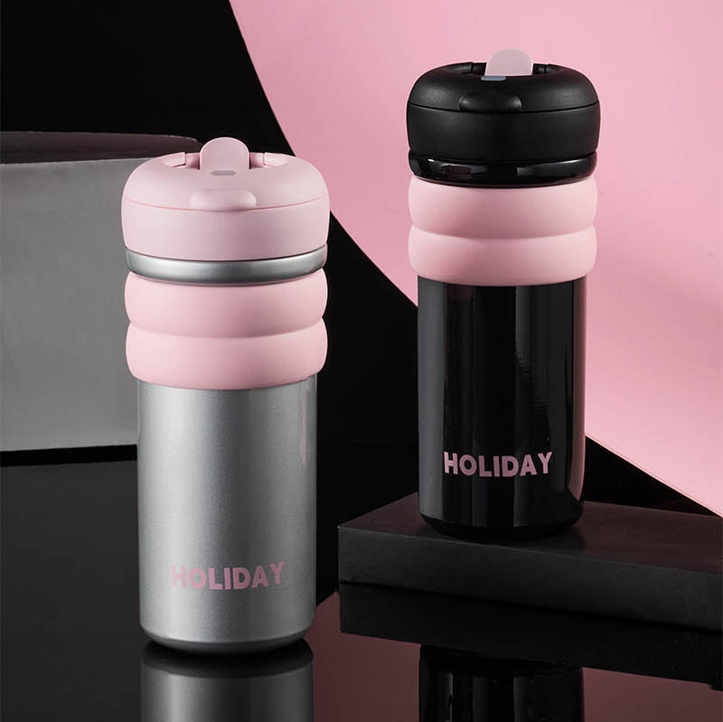 550mL/18.59fl.oz. Donut Thermos Cup