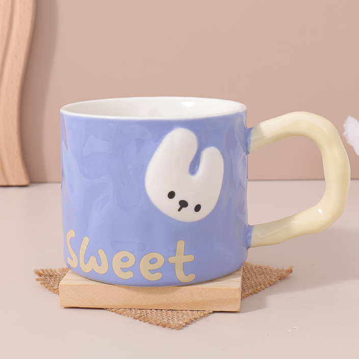410mL/13.86fl.oz. Smart Bunny Ceramic Cup