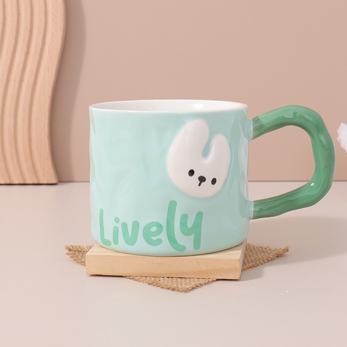 410mL/13.86fl.oz. Smart Bunny Ceramic Cup