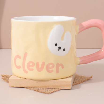 410mL/13.86fl.oz. Smart Bunny Ceramic Cup