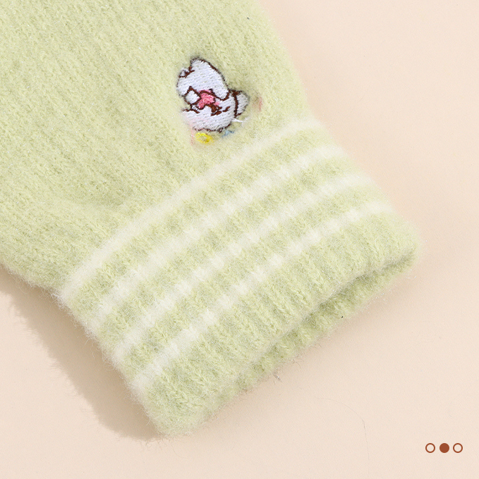 Lucky dog five-finger gloves for kids