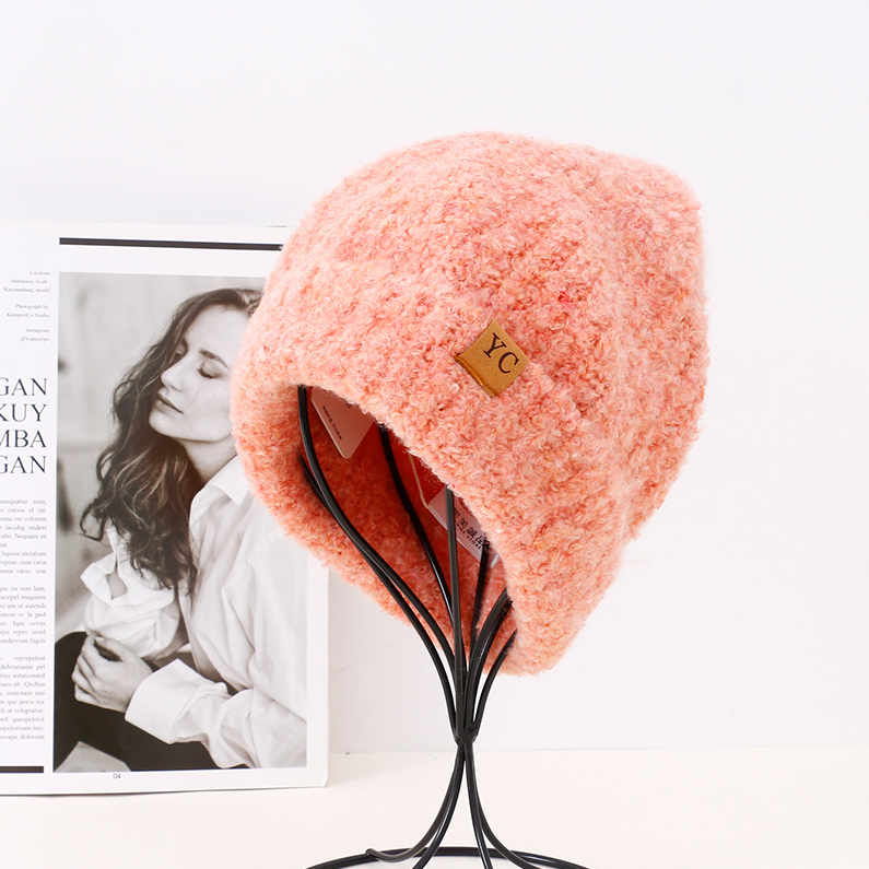 Solid color all-match knitted hat for kids