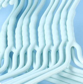 41cm groove molded into human hanger 10 packs (mixed color)