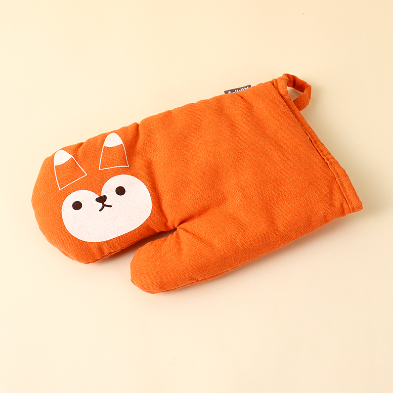 Side Ears Animal Series Large Iron Frame Fabric Storage Bask