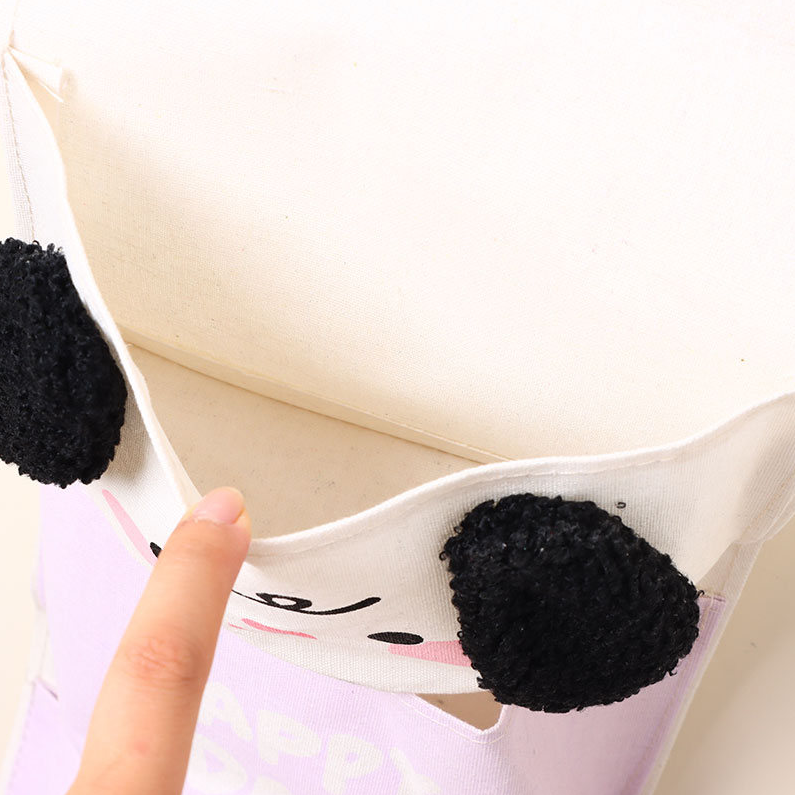 Cute puppy semi circle 3 pocket hanging bag