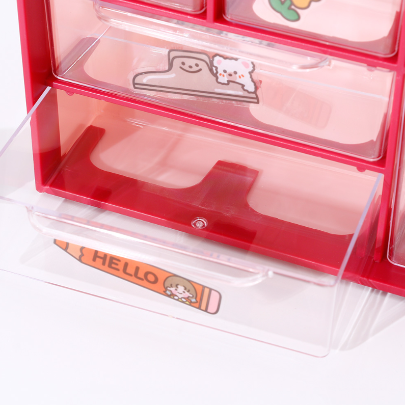 Six compartments DIY Plastic Storage (mixed)