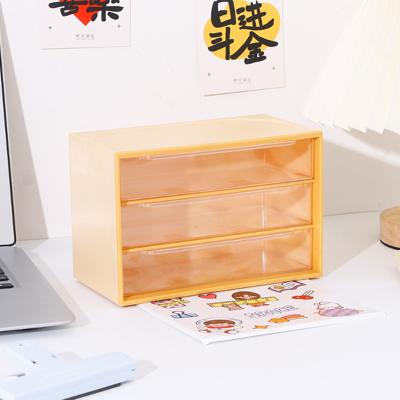 Three compartments DIY plastic storage (mixed)