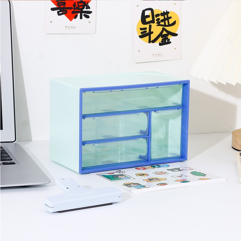 Four compartments DIY Plastic Storage (mixed)