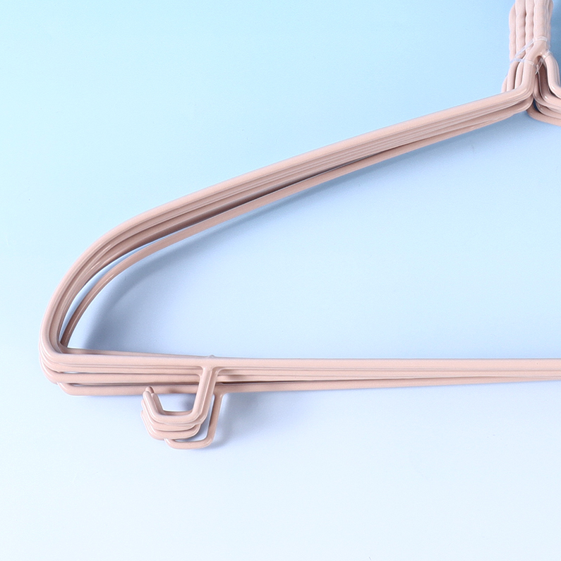 17" Shoulder Dip coat hanger with hook /8 pieces (mixed colo