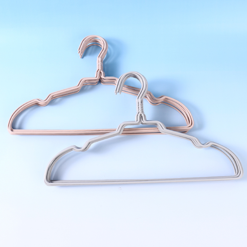 16" Shoulder Plastic coat hanger /8 packs (mixed colors)