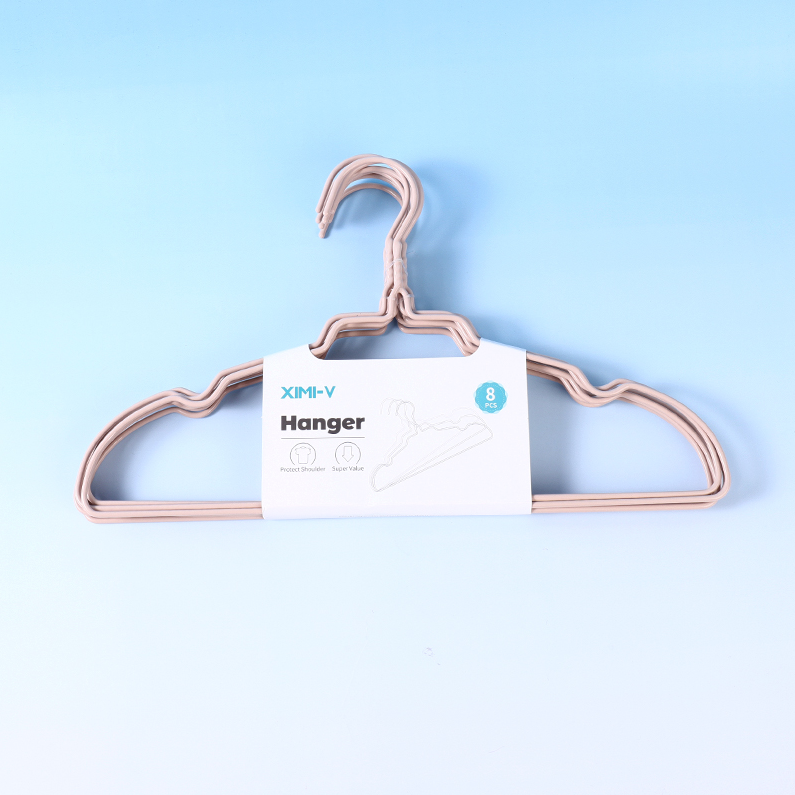 16" Shoulder Plastic coat hanger /8 packs (mixed colors)