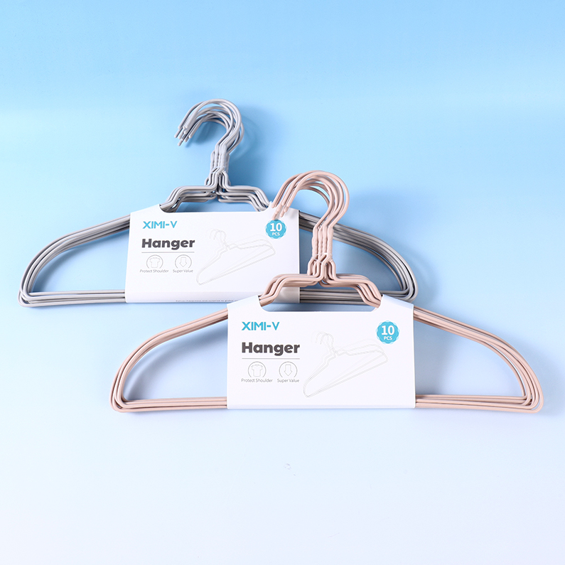 15" Shoulder Plastic coat hanger /10 packs (mixed colors)