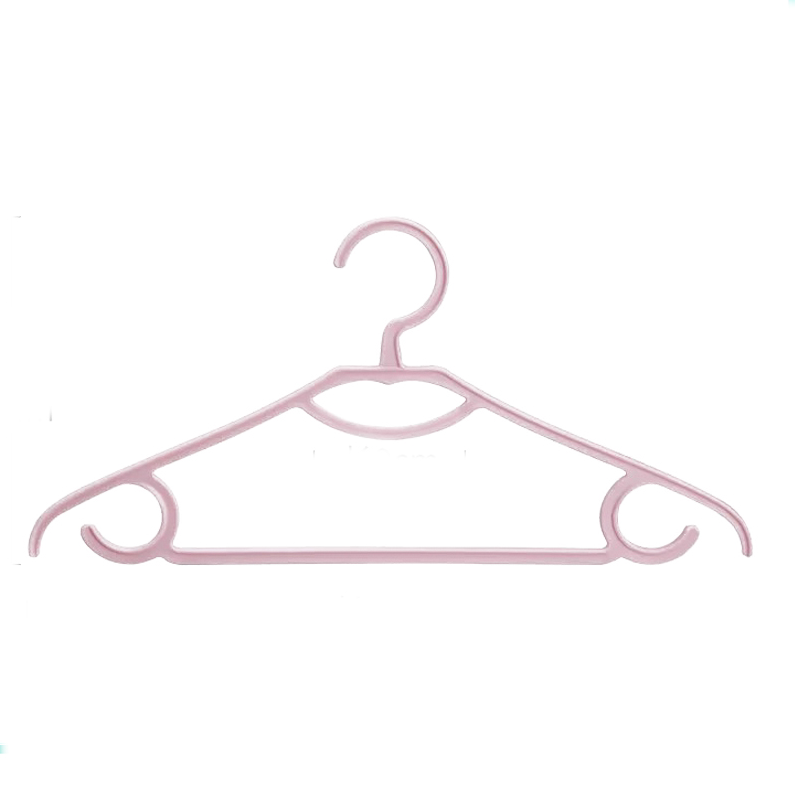 Multifunctional plastic coat hanger /8 packs (mixed colors)