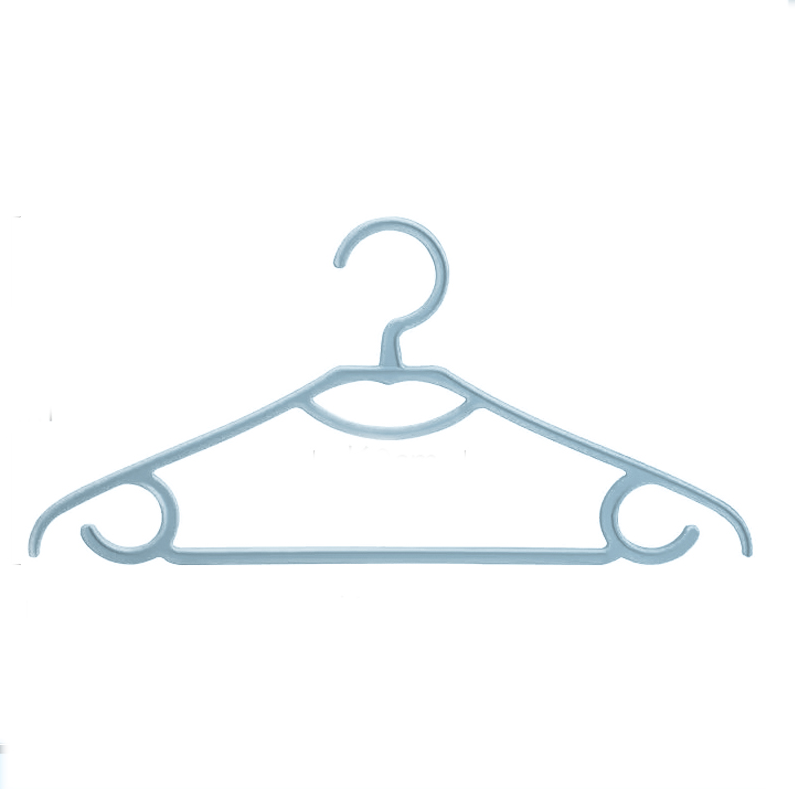 Multifunctional plastic coat hanger /8 packs (mixed colors)