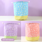 Two-Color Series Large Fabric Storage Bucket