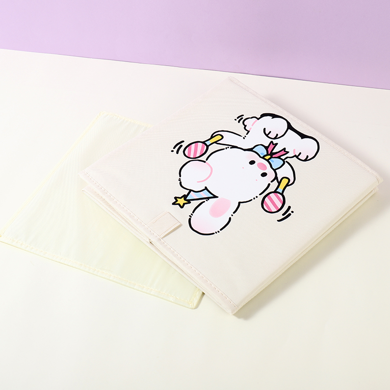 Circus Small Print Storage Box C (White)