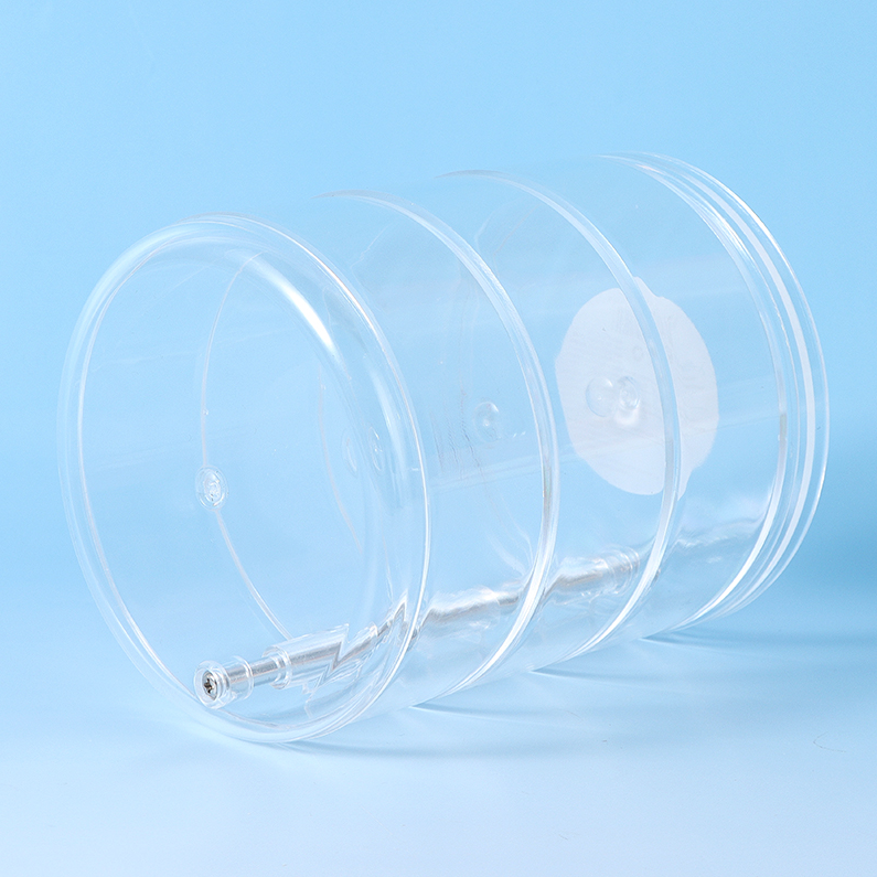 Rotating Jewelry Plastic Storage Box (Clear)