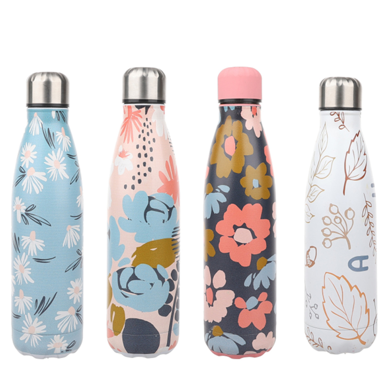 500mL/16.90 fl.oz. Printed Bullet Head Thermos cup