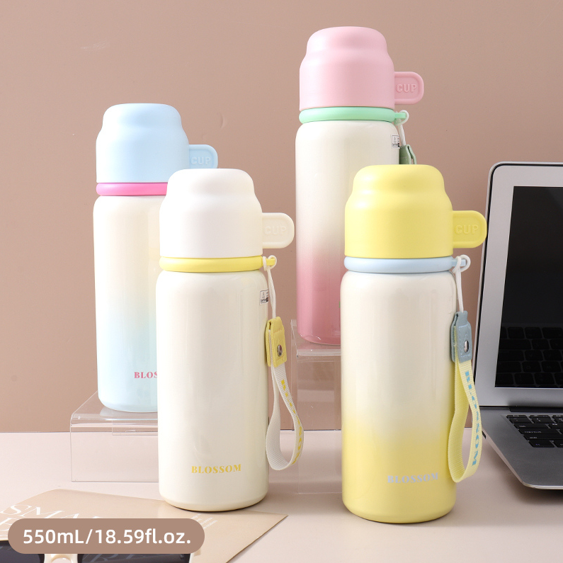 550mL/18.59fl.oz. Blossom Thermos Cup