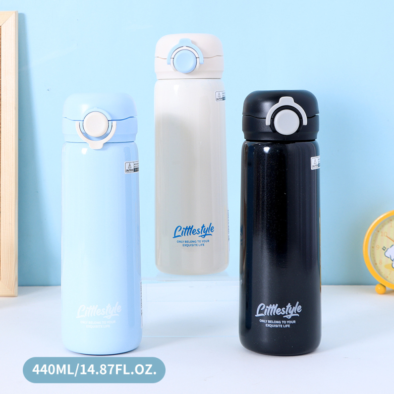 440mL/14.87fl.oz. Refreshing Color Thermos Cup