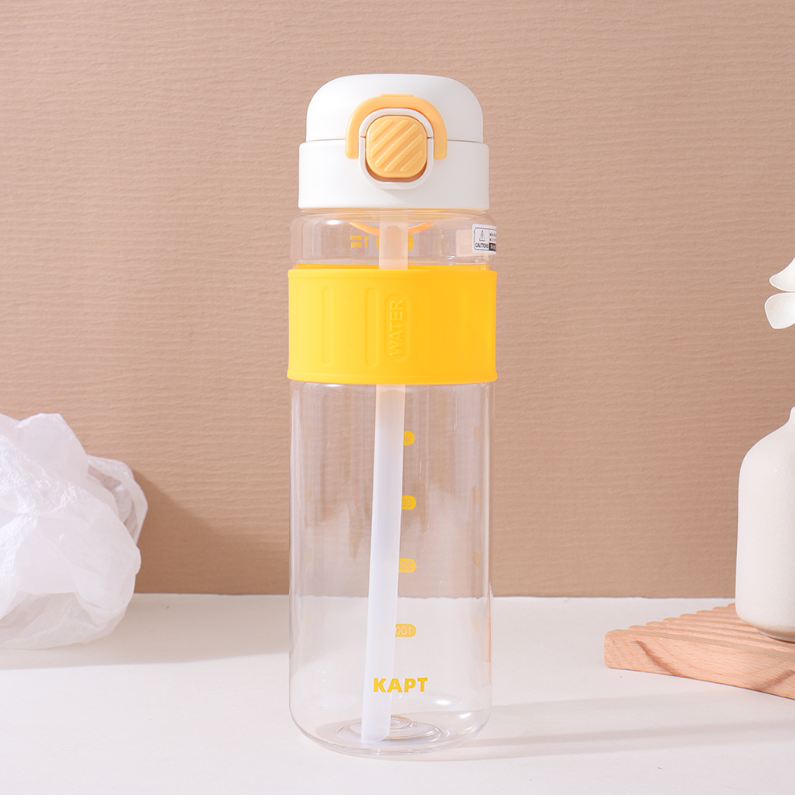 800ml/27.05 fl. oz. Summer Colorful Silicone Sleeve Plastic Cup