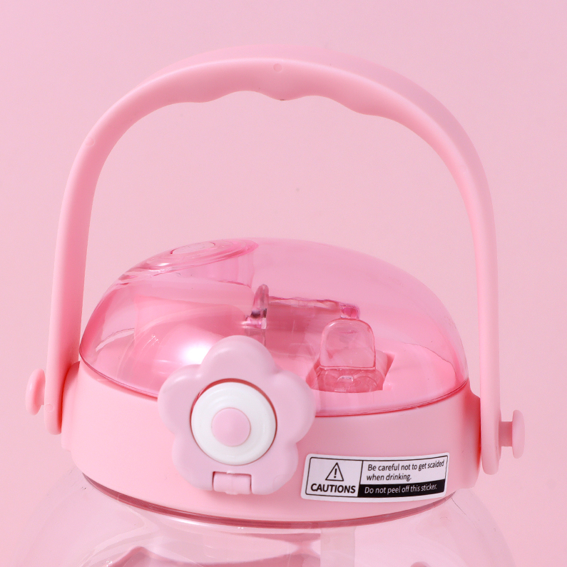 1100ml/37.1fl.oz. Fresh Summer Flower Pot Belly Cup (Pink)