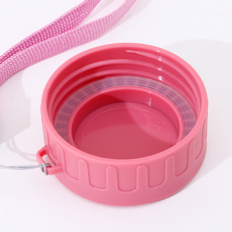 440ml/14.87fl.oz. Smiley Face Portable Glass Cup