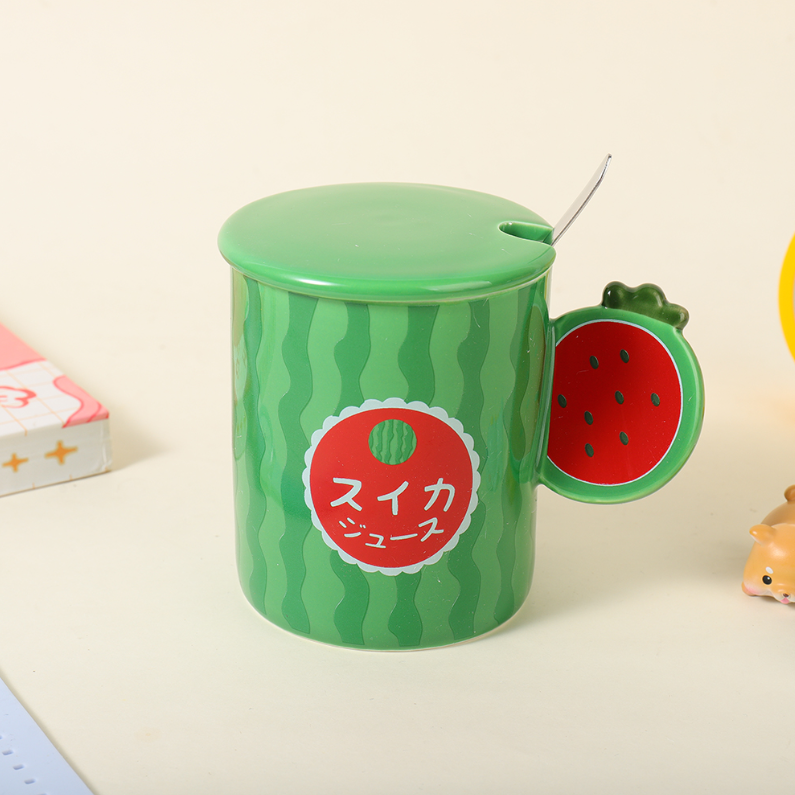 350ml/11.83fl.oz. Fresh Summer Fruit Creative Ceramic Cup