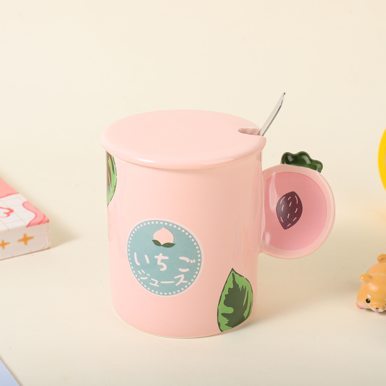 350ml/11.83fl.oz. Fresh Summer Fruit Creative Ceramic Cup