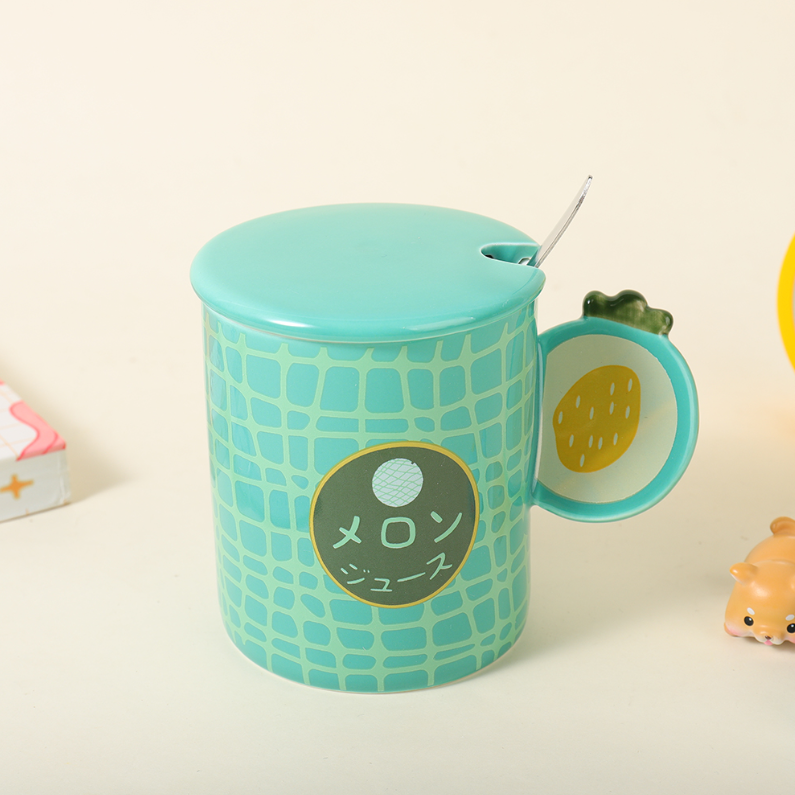 350ml/11.83fl.oz. Fresh Summer Fruit Creative Ceramic Cup