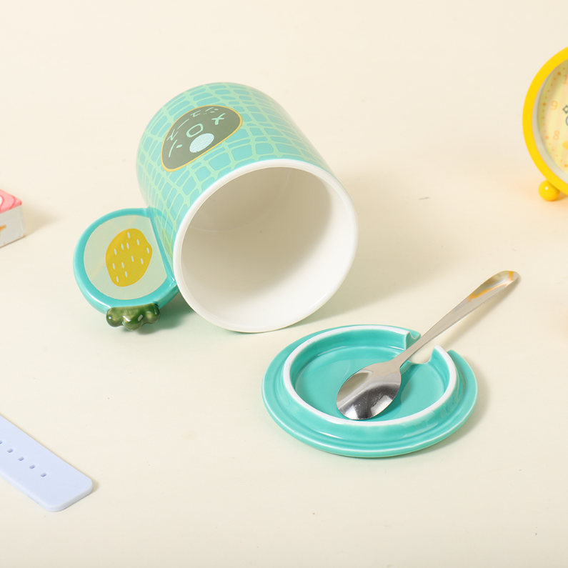 350ml/11.83fl.oz. Fresh Summer Fruit Creative Ceramic Cup