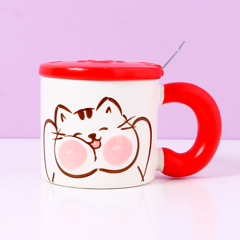 330ml/11.1fl.oz. Lovely Pet Basic Ceramic Cup