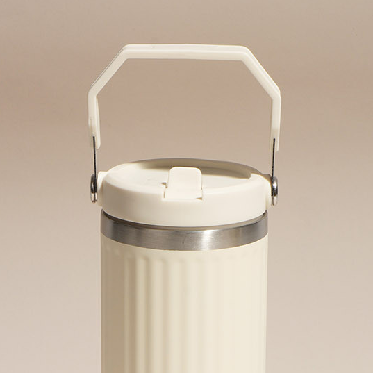900mL/30.43fl.oz. Simple Portable Vertical Stripes Thermos C