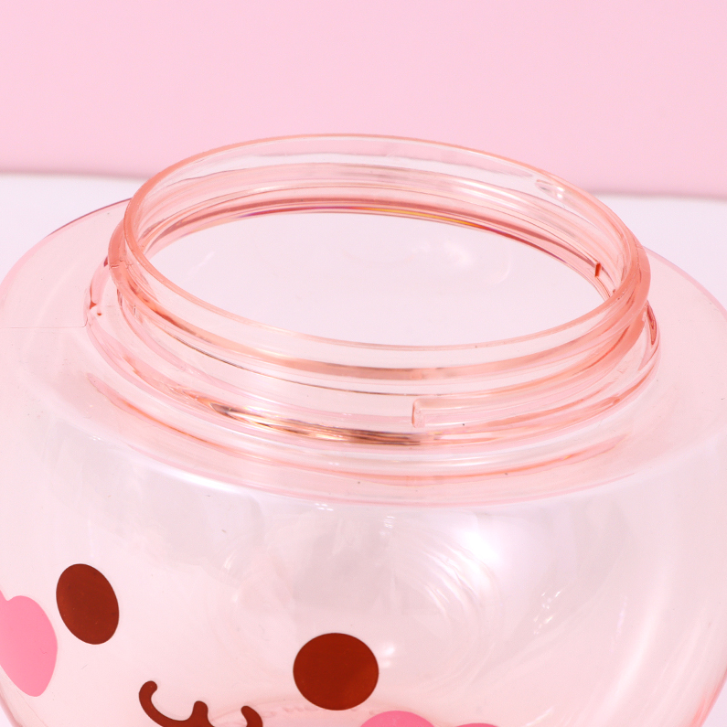 850ml/28.7fl.oz. Cute Bunny Pot Belly Cup (Pink)