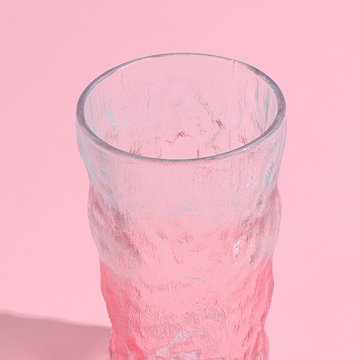 Gradient Glacier Soda-lime Glass(Pink and Green)350ml/11.8fl
