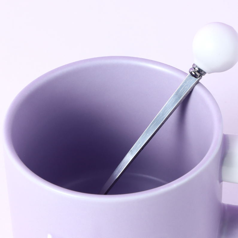 350ml Macaron pure Series Ceramic Cup (mixed)