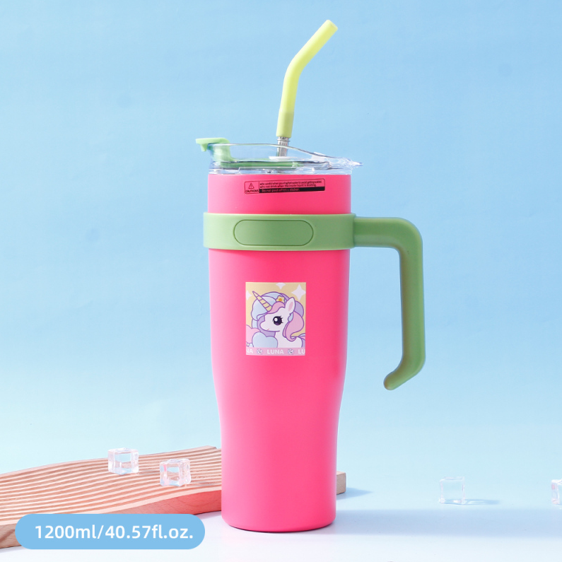 1200ML Starlight Family large capacity Ice Bar Straw Basic t