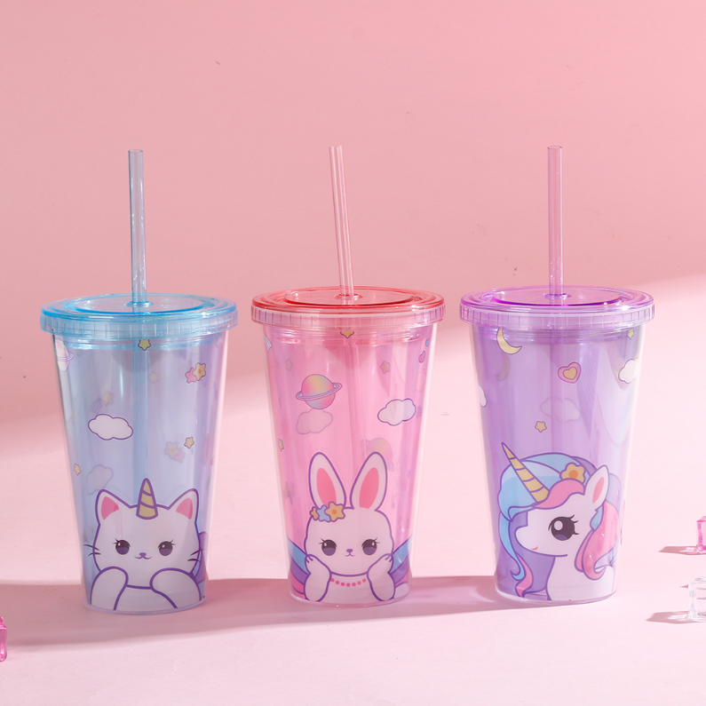 450ML Star Family Basic plastic cup (mixed)
