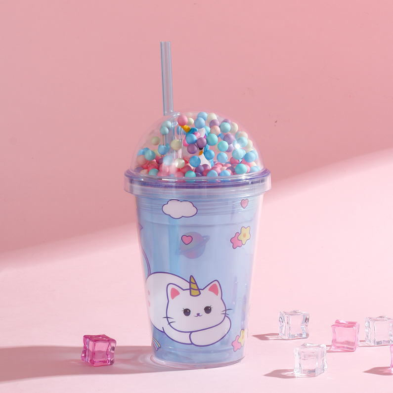 400ML Starlight Family Double Deck capsule Basic plastic cup