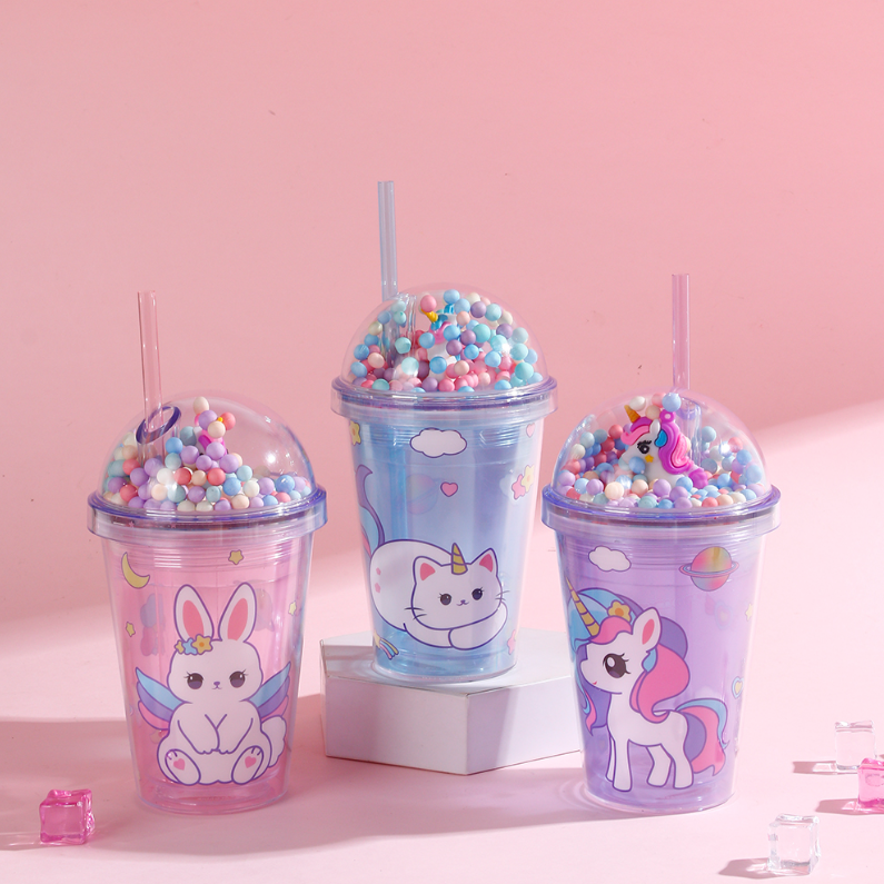 400ML Starlight Family Double Deck capsule Basic plastic cup