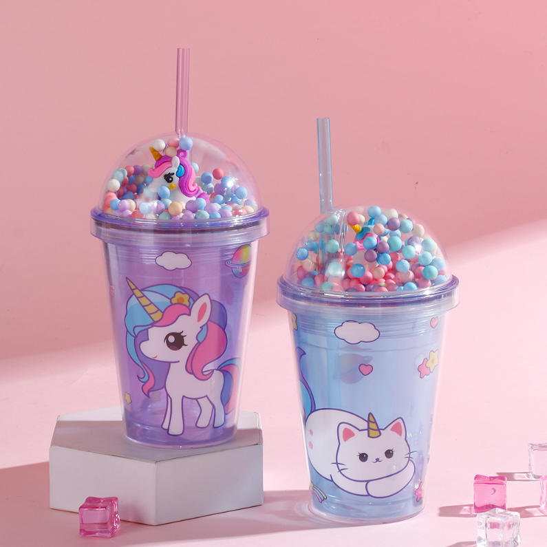 400ML Starlight Family Double Deck capsule Basic plastic cup